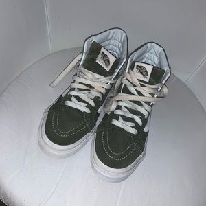 vans sk8 hi moss green